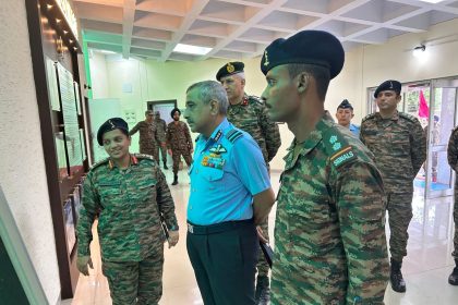 Air Marshal Ashutosh Dixit Getting Briefed