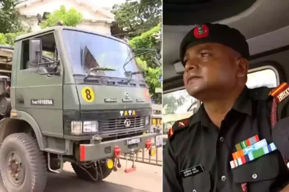Army Truck and Soldier