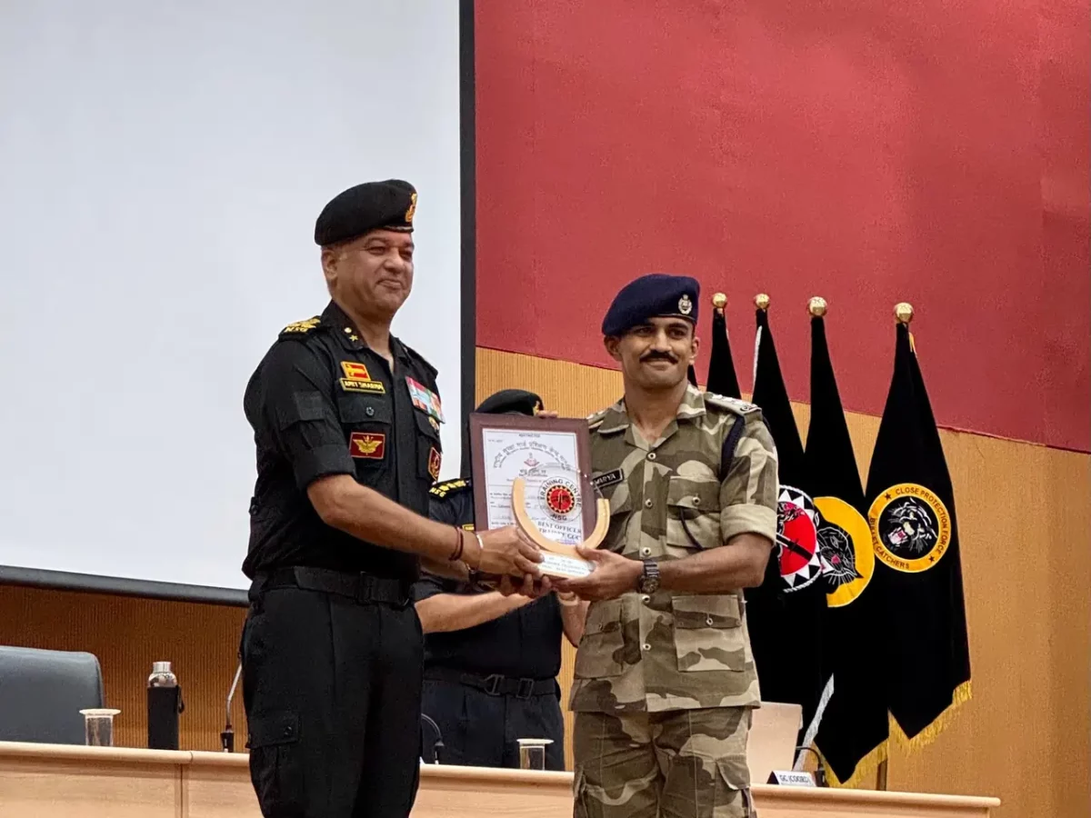 Assistant Commandant Aishwarya Upadhyay Emerged as the Best Commando Amomg All Forces in Prestigious NSG Commando Course 2