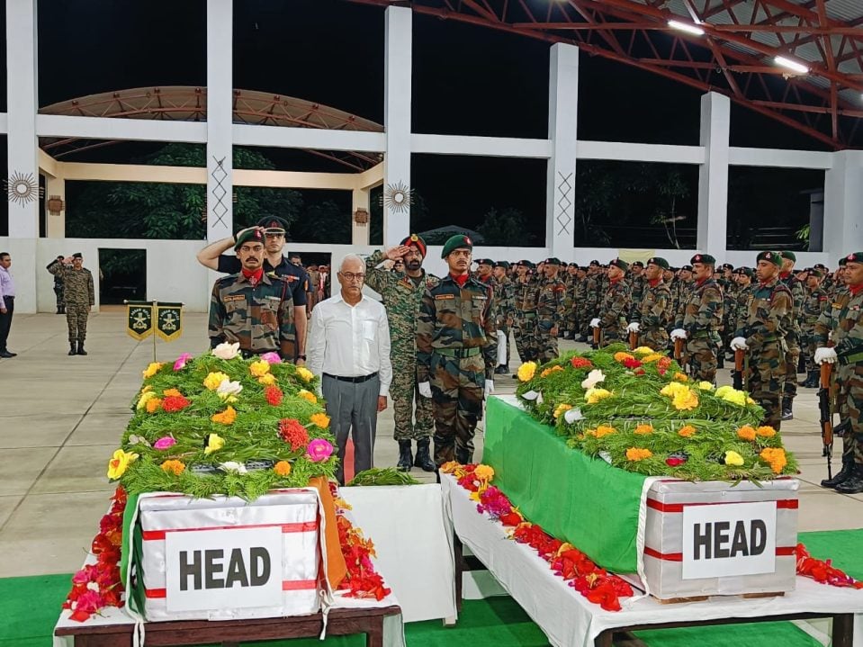 Ceremony Honours Assam Rifles Bravehearts Naib Subedar Shyam Gurung and Rifleman Ranjit Singh Kashyap in Manipur