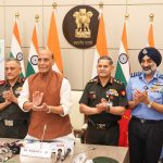 Defence Minister CDS Army Chief Naval Cheif and Air Force Chief