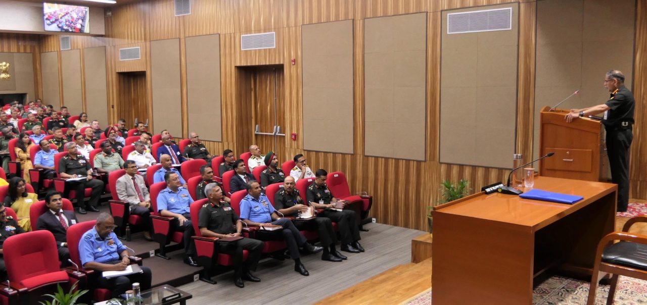 General Dwivedi Giving Lecture