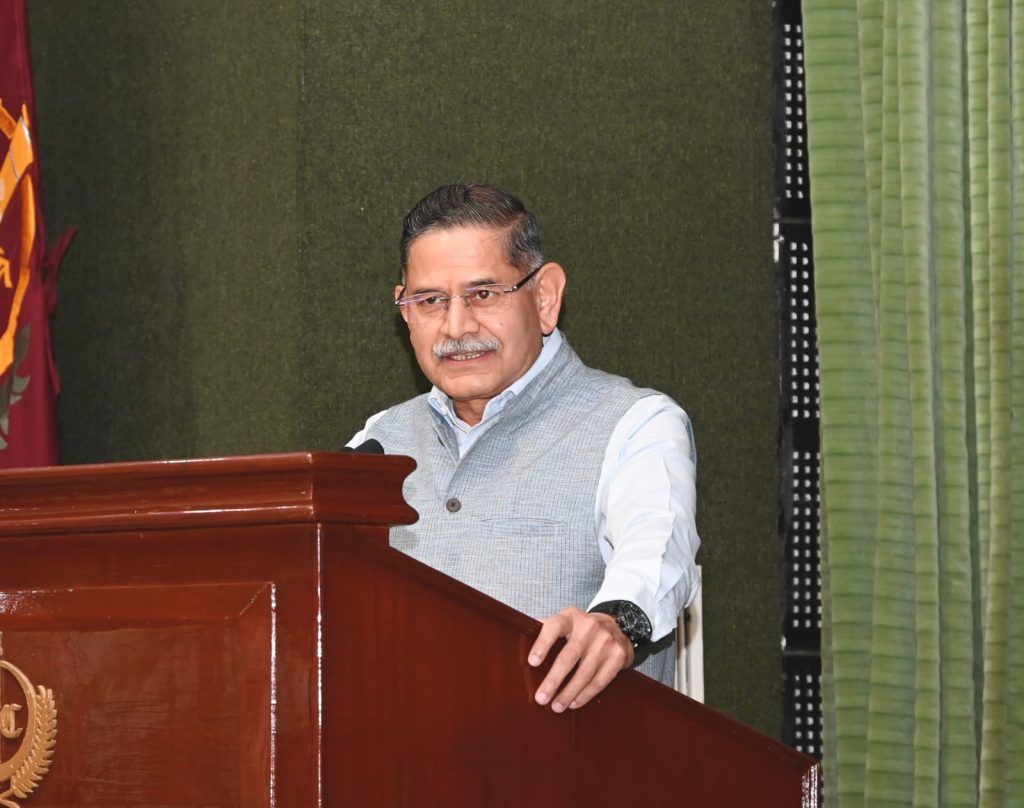 General Upendra Dwivedi Giving Lecture
