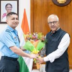 Governor of Manipur and Squadron Leader Rizwan Malik