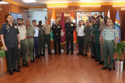 Lt Gen Anindya Sengupta and Other Officers at CDM