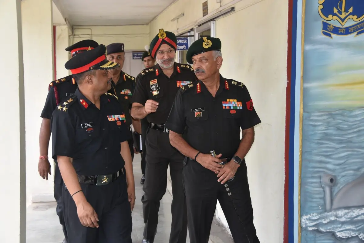 Lt Gen PS Shekhawat Reviews NCC Raipur HQ