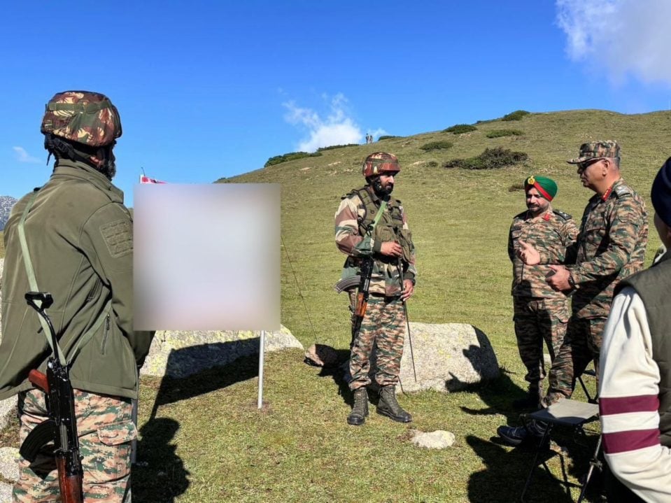Lt Gen Prasanna Kishore Mishra at Doda