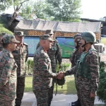 Lt Gen Pratik Sharma Visits Akhnoor Commends Troops for Operational Readiness and Flood Relief Efforts