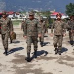 Lt Gen Pratik Sharma at Kishtwar
