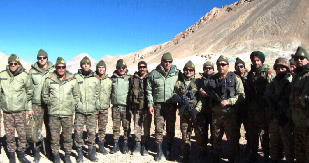 Lt Gen Pratik Sharma with Other Officers