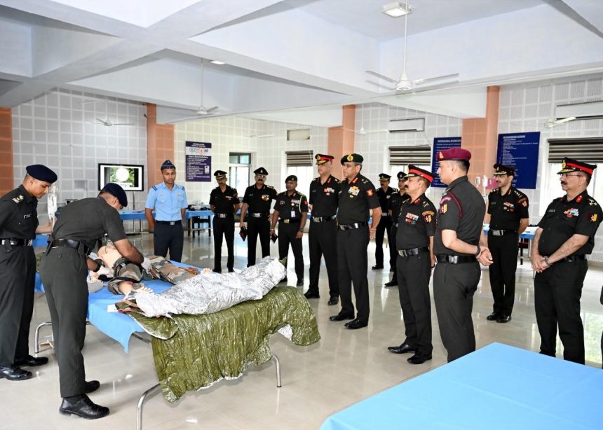 Lt Gen Sengupta at Medicals Corps Centre and College