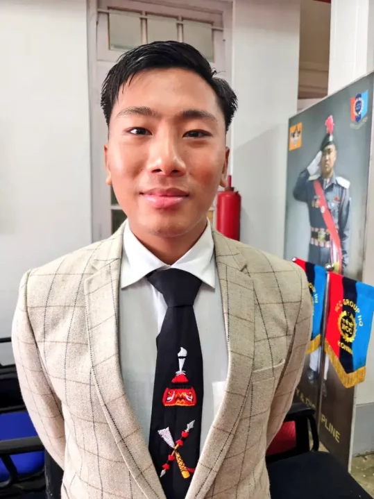 NCC Cadet N. Mensham Konyak