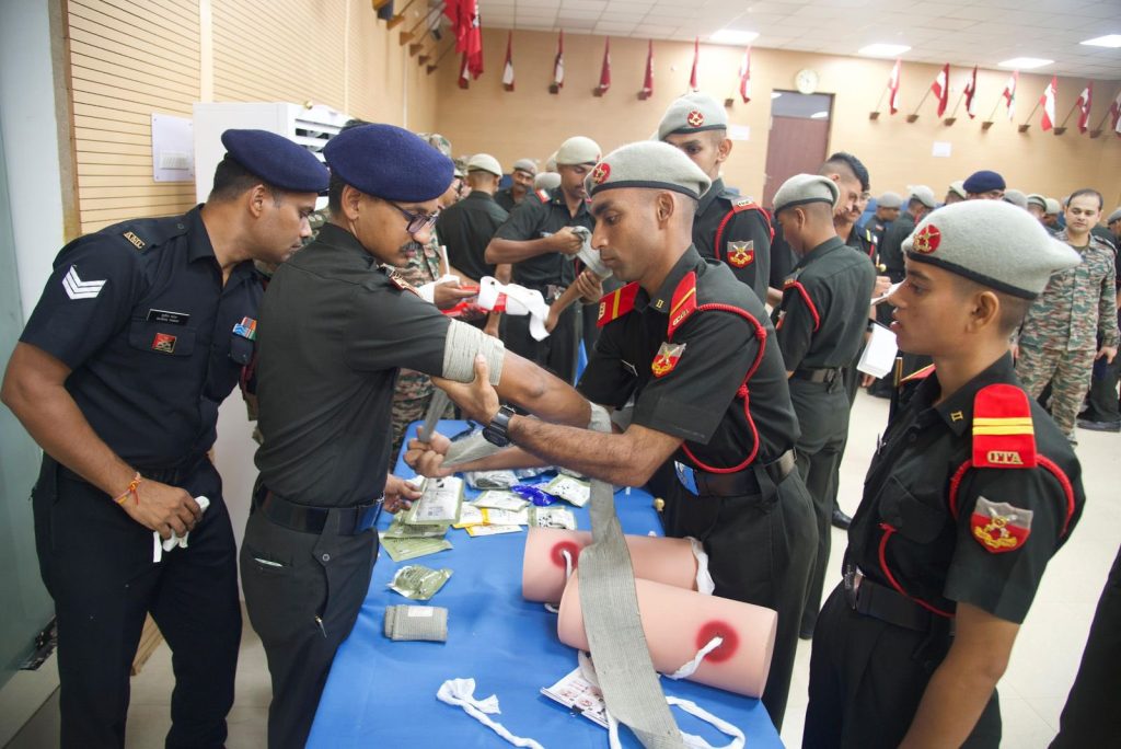 OTA Cadets Doing Aid