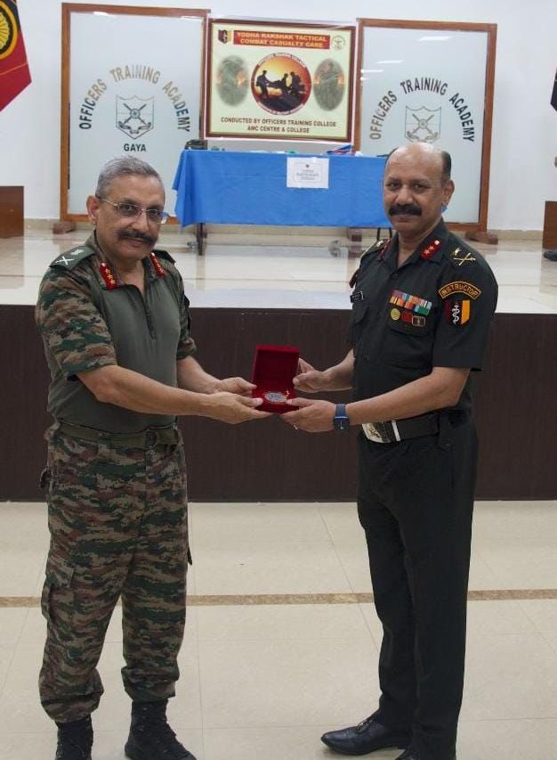 Officer Felicitating the Other