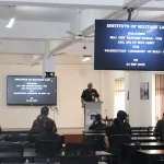 Officer Giving a Lecture 1