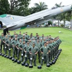 Officers Standing in Front of MiG