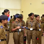 Sainik School Cadets Using VR Box