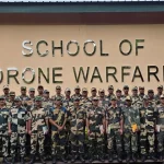 Soldiers Outside School of Drone Warfare