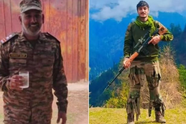 Subedar Perbhat Gaur and Lance Naik Narender Sindhu
