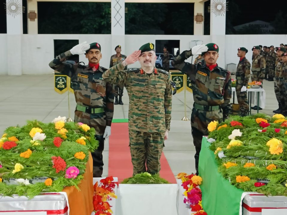 Wreath Laying Ceremony Honours Assam Rifles Bravehearts Naib Subedar Shyam Gurung and Rifleman Ranjit Singh Kashyap in Manipur