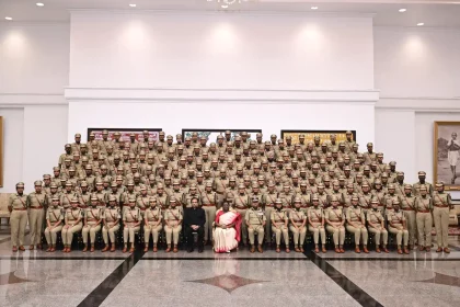 President Droupadi Murmu Interacts with IPS Probationers of 77 RR Batch at Rashtrapati Bhavan