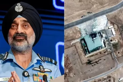 Air Chief Marshal AP Singh and Destroyed Pak Base