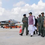 Air Force Officer with Governor