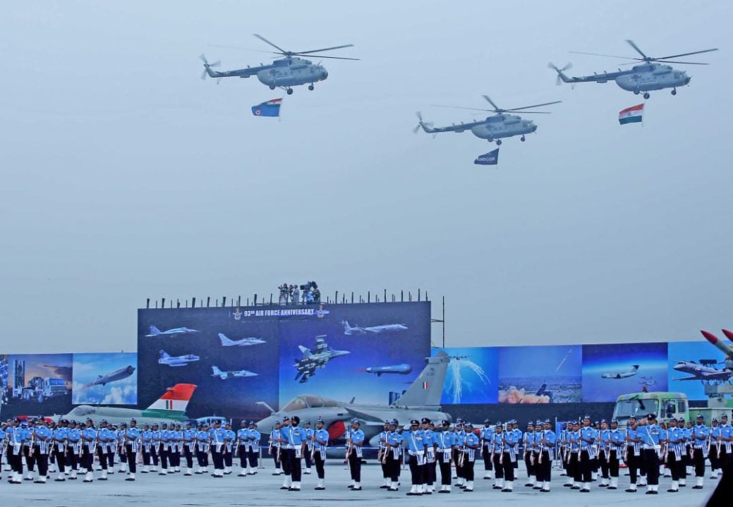 Air Force Officers in Parade