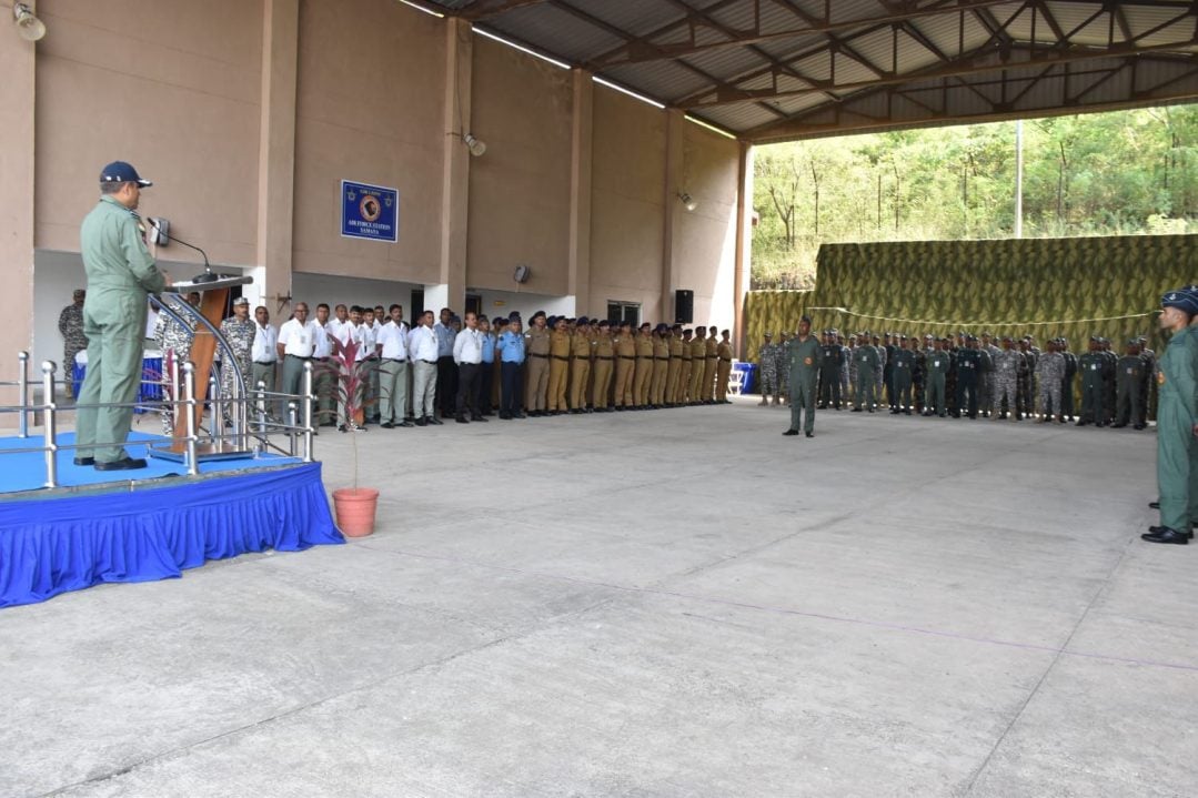 Air Marshal Nagesh Kapoor Giving Lecture