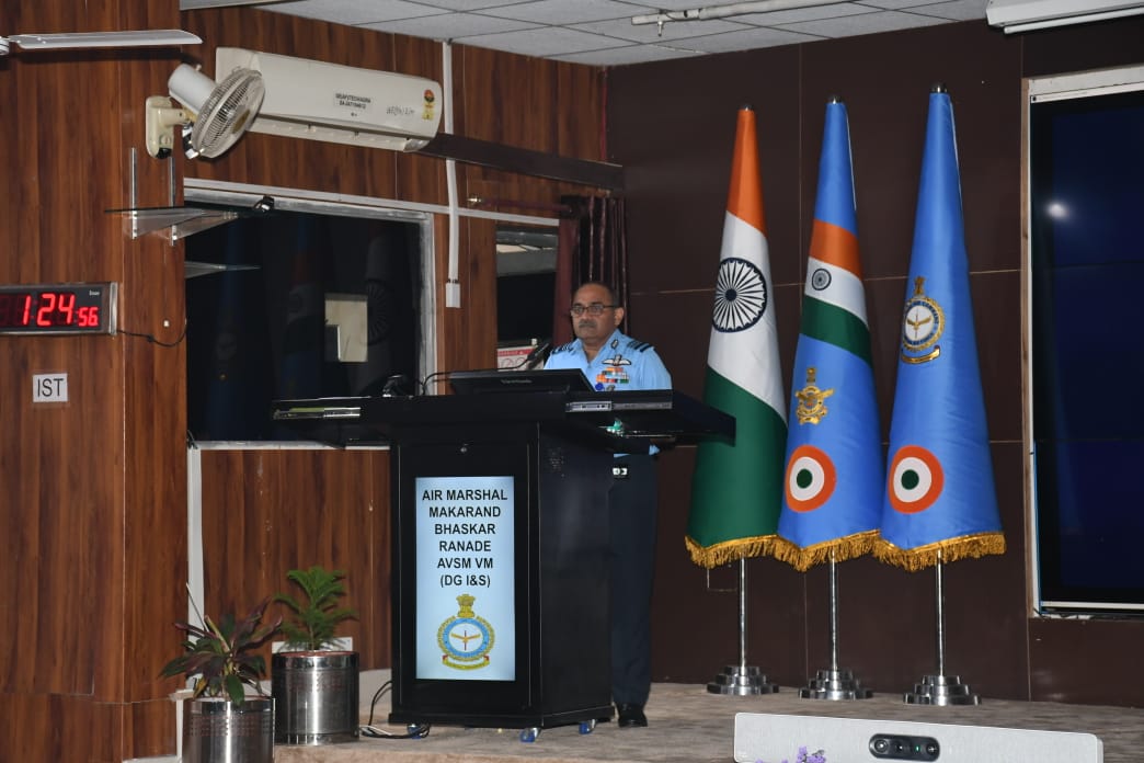 Air Marshal Ranade Giving Lecture