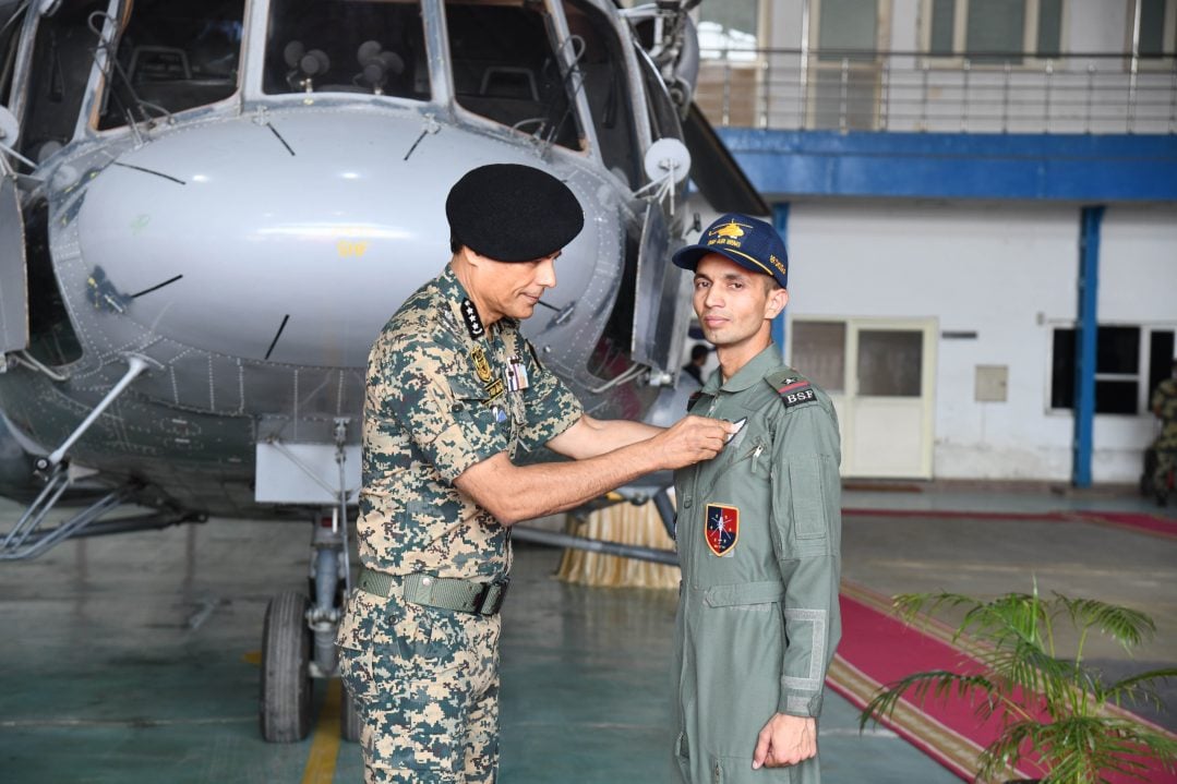 BSF Air Wing Successfully Conducts In-House Ab-Initio Training for Flight Engineers