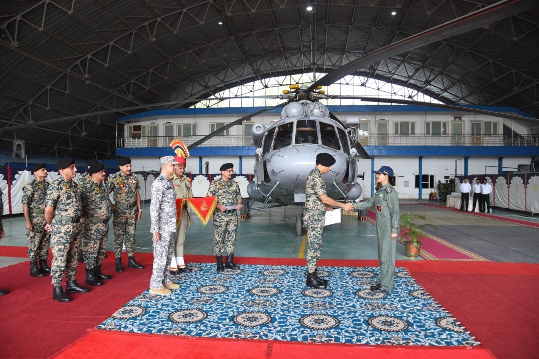 BSF Air Wing Successfully Conducts In-House Ab-Initio Training for Flight Engineers
