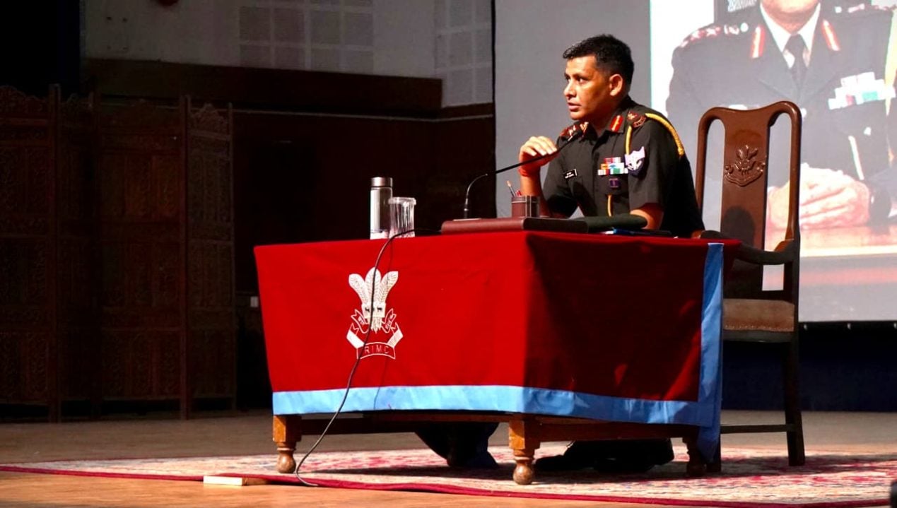 Col Rahul Agarwal Commandant of RIMC