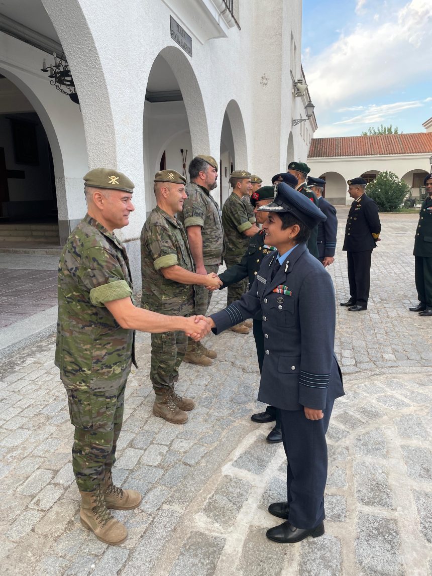Officers from College of Defence Management Strengthen India–Spain ...
