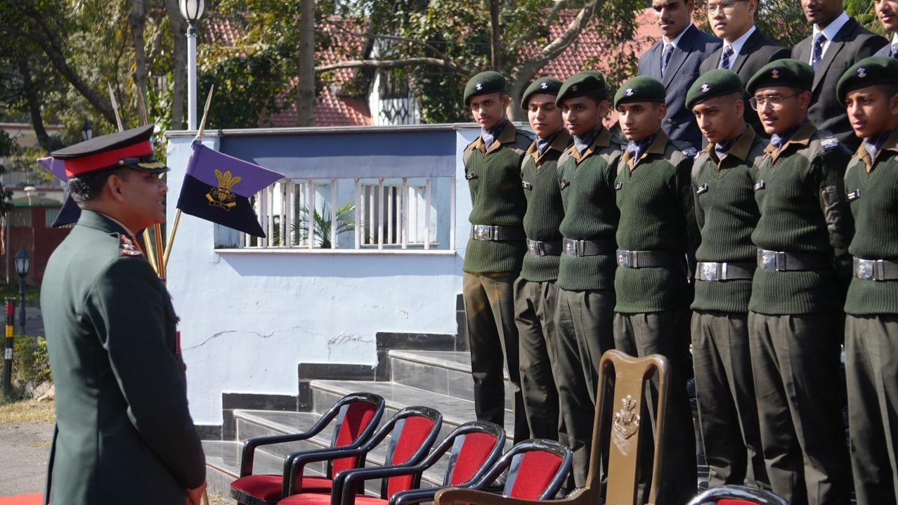 Colonel Rahul Agarwal Commandant RIMC