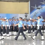 Full Dress Rehersal by Air Force Officers