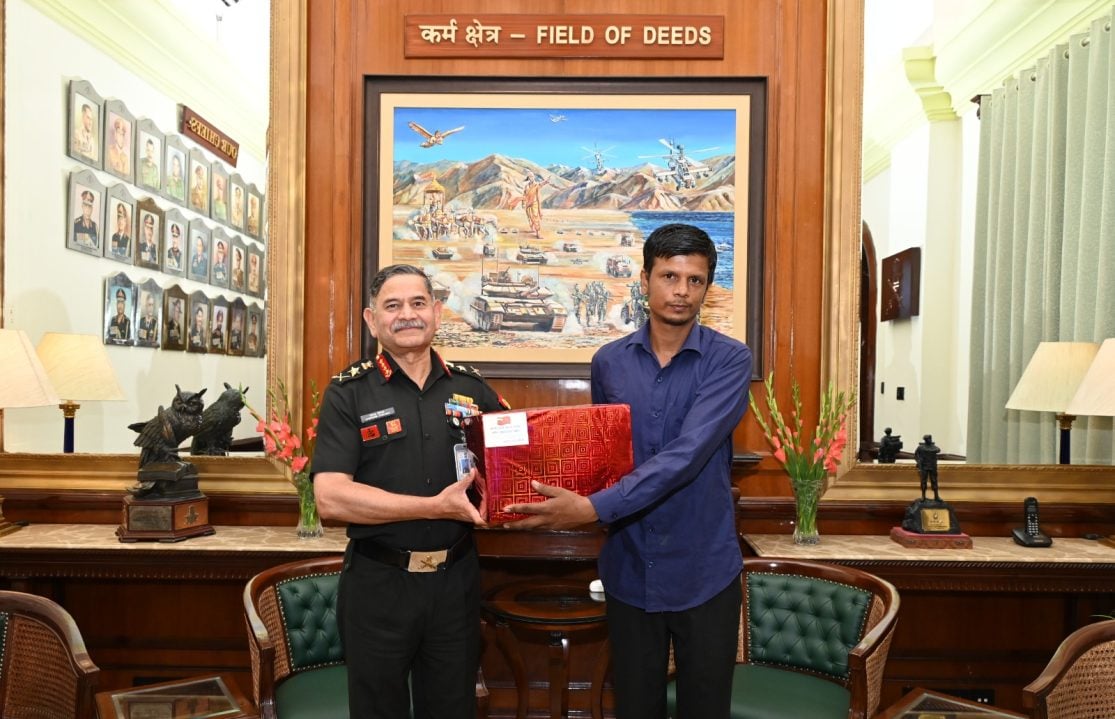 Gen Dwivedi Fecilitates Civilian