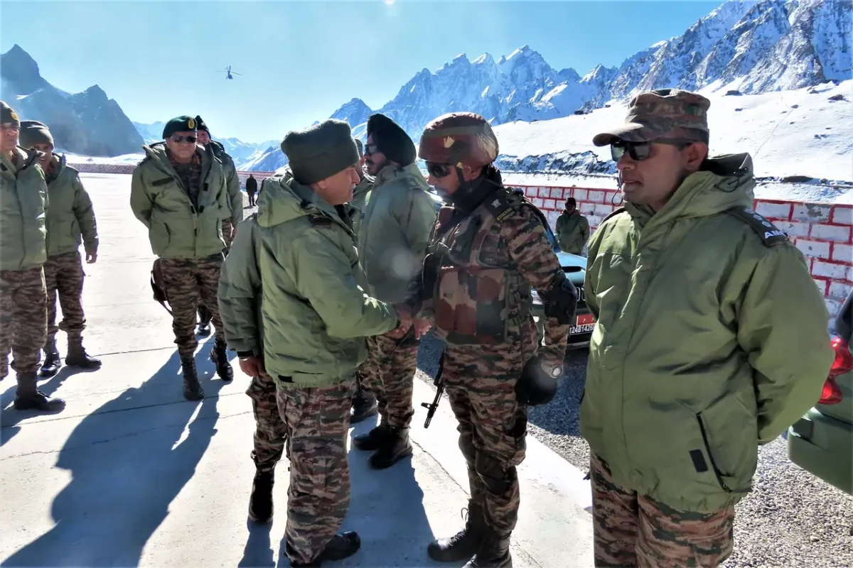 Gen Upendra Dwivedi Visits Panchshul Brigade