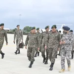 Gen Upendra Dwivedi and Other Officers Visit Bhuj Airport