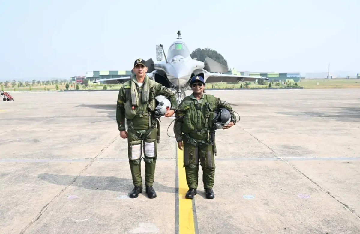 Group Captain Amit Gehani Takes President Droupadi Murmu on Rafale Sortie at Ambala