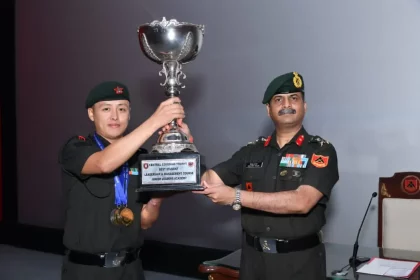 Havildar Navin Thapa 1/1 Gorkha Rifles Shine at Junior Leaders Academy Bareilly