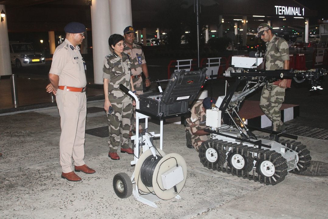IG Sonia Narang Checking Equipment