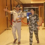 IG Sonia Narang at Cochin Airport