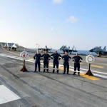 Indian and UK Navy Officers