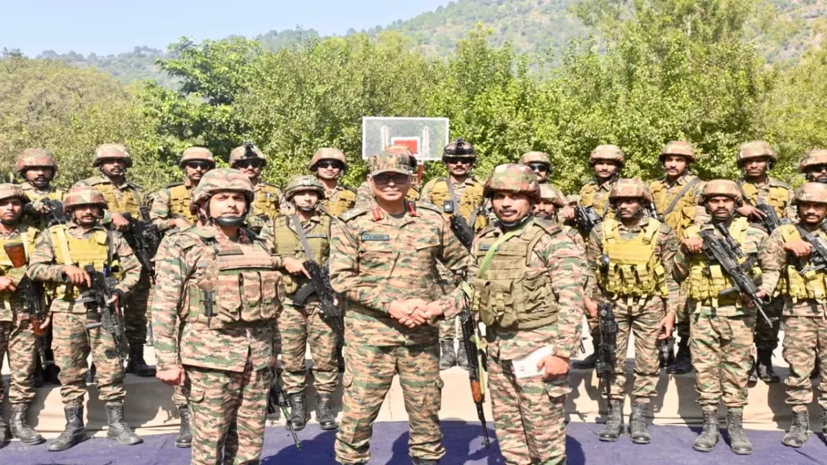 Let Gen Mishra With Officers