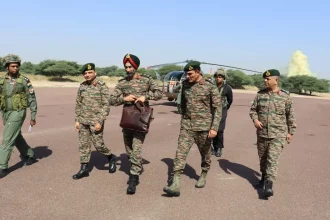 Lt Gen HS Vandra with Other Officers
