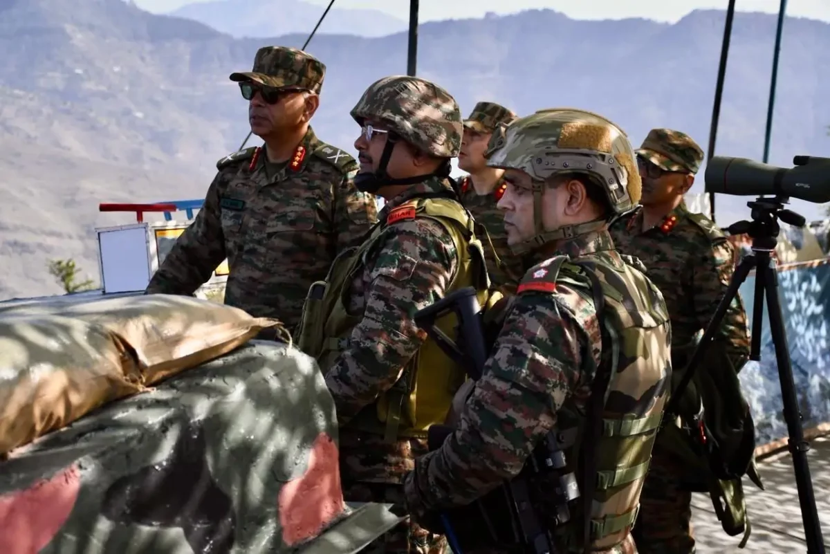 Lt Gen P K Mishra Reviews Operational Readiness Of Troops In Poonch Sector