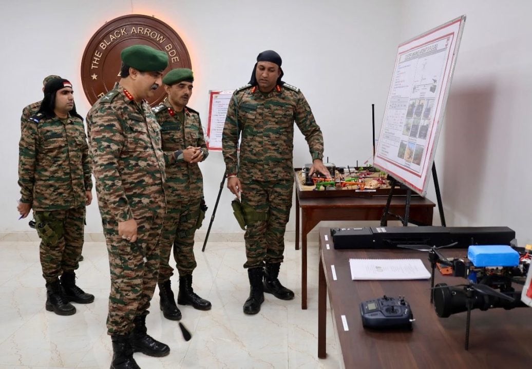Lt Gen Rajesh Pushkar Reviewing New Technology