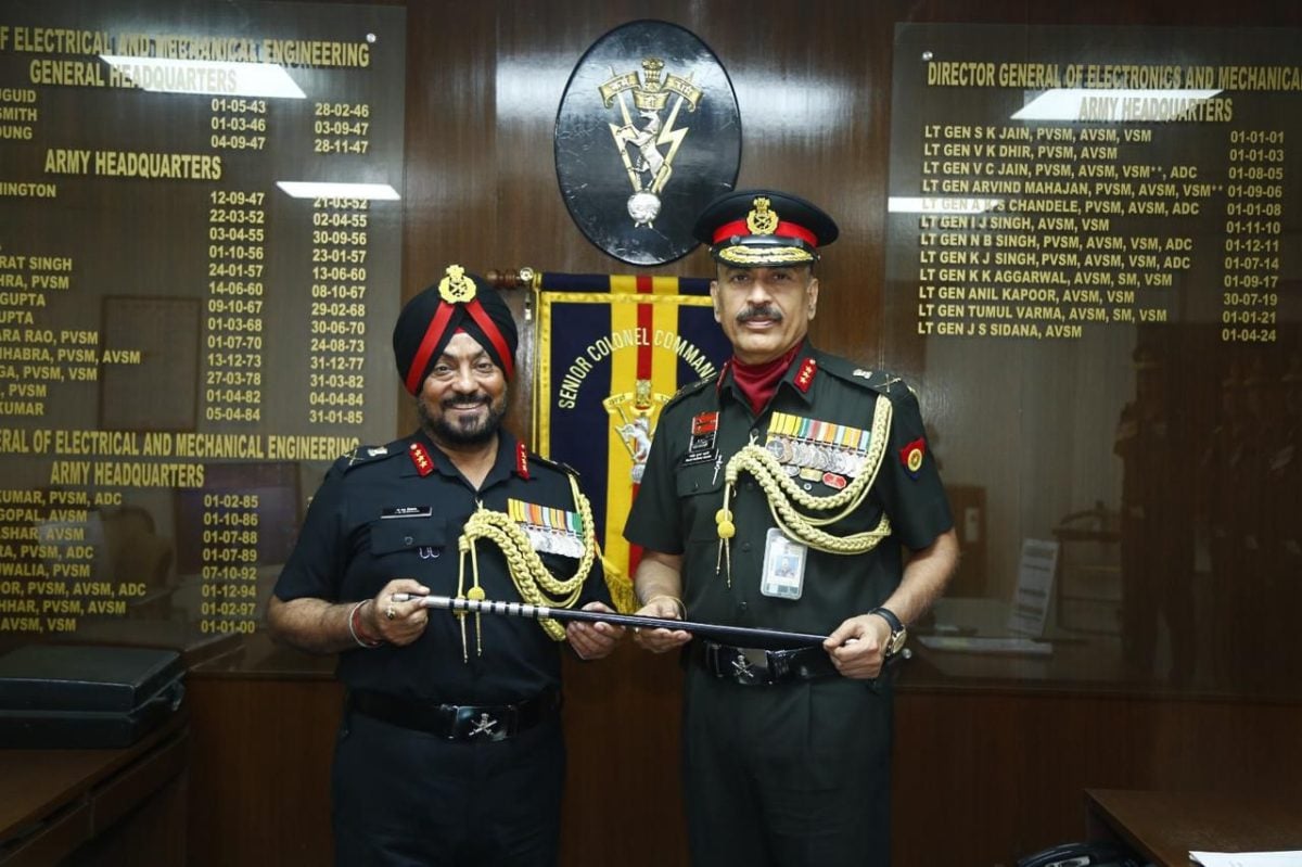 Lt Gen Rajiv Kumar Sahni Takes Charge as DG EME and Col EME