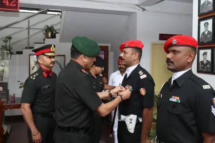 Lt Gen Seth Commending Officers